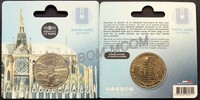 Франция 1/4 евро 2025 год. Собор Парижской Богоматери. UNC