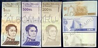 Венесуэла набор из 3-х штук  200 000+500 000+1 000 000 боливар 2020г (2021) Пресс. UNC