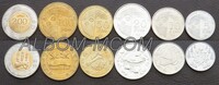 Французские Тихоокеанские Территории (Полинезия) набор 6 монет. 5, 10, 20, 50, 100 и 200 франков 2020-2021 год. UNC