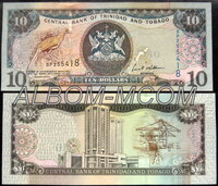 Тринидад и Тобаго 10 долларов 2006 год. Пресс. UNC