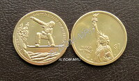 США Инновации 1 доллар 2022г.   Сноуборд. Вермонт. UNC (15я)