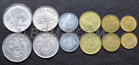 Сейшельские острава. Набор 1цент 1982 год.  5,10,25 цент +1,5 рупия 1997 год. UNC