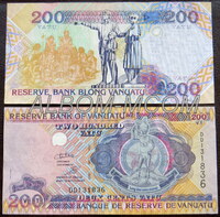 Вануату 200 вату 1995г. XF- UNC