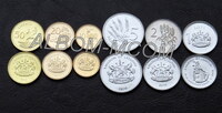 Лесото набор 6 монет 10,20,50 лисенте,1 лоти, 2,5 малоти  2010-2023 год. UNC 
