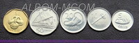 Фиджи 2009-2010. UNC (5шт)