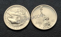 1 доллар США Американские Инновации 2024г. Стальной плуг. Иллинойс. UNC (22я)