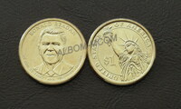 1 доллар США 2016 год. 40-й президент Рональд Рейган. UNC UNC