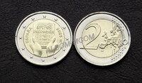 Испания 2 евро 2026 год. Инвалидность: защита, права. UNC